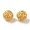 Rack Plating Brass Pave Cubic Zirconia Beads KK-M285-32A-G-2