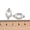 304 Stainless Steel Connector Cabochon Settings STAS-L303-29P-3
