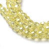 Electroplate Glass Bead Strands EGLA-R015-4mm-26-2