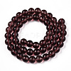 Transparent Glass Beads Strands GLAA-T032-T8mm-19-2