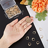 100Pcs 304 Stainless Steel Leverback Earring Findings STAS-BBC0002-03-3