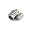 304 Stainless Steel Magnetic Clasps Hand Polished STAS-C127-18C-P-2