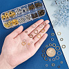   285Pcs 12 Styles Brass Jump Rings KK-PH0009-07-2