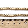 Electroplated Synthetic Non-magnetic Hematite Beads Strands G-H327-D01-03A-4