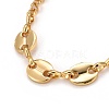 Brass Rolo Chains & Coffee Bean Chain Necklaces SJEW-JS01178-3