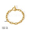 Simple 304 Stainless Steel Cable Chain Bracelets PM6439-8-1