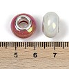 Opaque Resin European Beads RESI-C059-01D-3