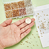 2120Pcs 8 Style Plated Glass Round Bugle Beads SEED-AR0001-12-3
