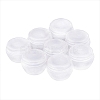 BENECREAT 5g PP Plastic Portable Mushroom Cream Jar MRMJ-BC0001-39A-1