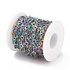Rainbow Color 304 Stainless Steel Link Chains STAS-P219-08M-3