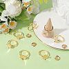 Brass Adjustable Ring Findings KK-BBC0018-54A-3