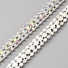 3 Yards Glass Rhinestone Trimming DIY-WH0671-320A-1