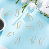 40Pcs Brass Earring Hooks KK-BBC0021-73-7