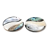 Natural Freshwater Shell & Black Lip Shell & Paua Shell Pendants SHEL-F007-08-3