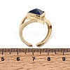 Brass Micro Pave Cubic Zirconia Cuff Rings for Women GG-CBA7610-11G-02-5