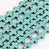 Synthetic Turquoise Beads Strands TURQ-G112-8x10mm-01-1