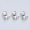 Tibetan Style Alloy Pendants X-TIBE-R316-063AS-RS-1