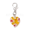Handmade Millefiori Lampwork Pendant Decorations HJEW-JM04313-4