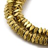 Electroplate Non-magnetic Synthetic Hematite Beads Strands G-J224B-06-3