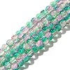 Crackle Glass Beads Strands CCG-C002-6mm-07-1
