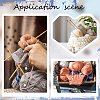 Alloy Enamel Number Charms Locking Stitch Markers AJEW-PH01457-02-6