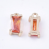 Transparent Glass Charms GLAA-T007-13E-2