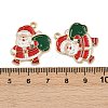 Christmas Theme Alloy Enamel Pendants ENAM-C031-01G-01-3