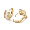 Brass Hoop Earrings EJEW-L271-15KCG-02-2