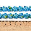 Handmade Millefiori Glass Beads Strands LAMP-H067-01G-4