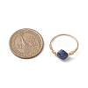 Star Cut Round Natural Mixed Gemstone Finger Rings RJEW-JR00726-3