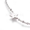 304 Stainless Steel Link Bracelets BJEW-E362-08-4