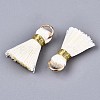 Handmade Polycotton(Polyester Cotton) Tassel Decorations FIND-R092-11-2
