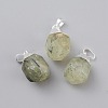 Natural Prehnite Pendants G-G845-07S-09-1