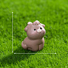 Resin Potted Plant & Animals Mini Model PW-WG442D2-12-1