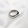 Rectangle 304 Stainless Steel Finger Rings for Men FS-WGDBD74-07-1