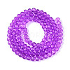 Baking Paint Glass Beads Strands EGLA-Q120-B-B02-2