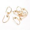 (Holiday Stock-Up Sale)Brass Earring Hooks KK-R037-06KC-1