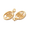 Brass Shell Pendants LS-KK-M243-34G-2