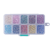 10 Colors Spray Painted Glass Beads DGLA-JP0001-20-6mm-3