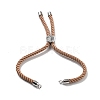 Twisted Nylon Cord Silder Bracelets DIY-B066-03P-03-2