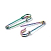 Ion Plating(IP) 304 Stainless Steel Safety Pins Brooch Findings STAS-I673-05MC-2