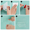 Acrylic Wall Adhesive Storage Holders ODIS-WH0030-47B-4