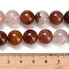 Natural Red Rutilated Quartz Beads Strands G-G300-A02-12mm-5