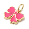 Rack Plating Brass Enamel Charms KK-B092-13G-02-2