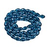 Transparent Glass Beads Strands EGLA-N013-T6mm-D25-2