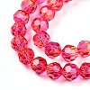 Baking Paint Transparent Glass Beads X1-DGLA-A035-T8mm-A02-4