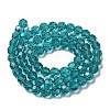 Transparent Glass Beads X-EGLA-A035-T8mm-D12-3