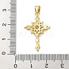 Brass Micro Pave Cubic Zirconia Pendants KK-A212-02B-G-3