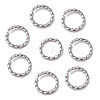 Non-Tarnish 304 Stainless Steel Open Jump Rings X-STAS-F191-12P-D-1