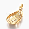 (Jewelry Parties Factory Sale)Brass Micro Pave Cubic Zirconia Jewelry Sets SJEW-F189-05G-3